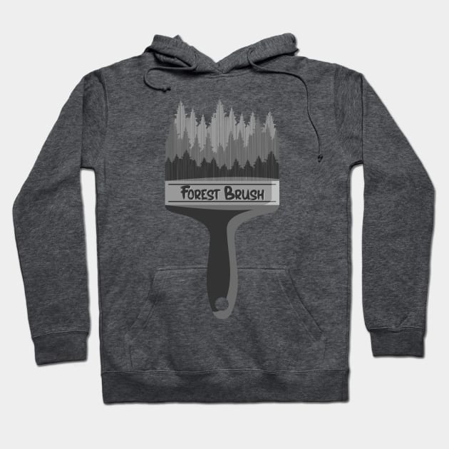 Forest Brush Hoodie by dot.Dedi